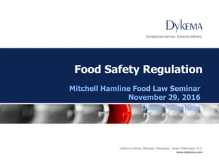 Food Safety Regulation and FDA: Ensuring Public Health