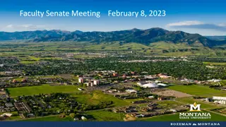 Faculty Senate Meeting Information and Updates