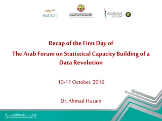 Arab Forum on Statistical Capacity Building: Data Revolution Overview