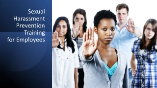 Comprehensive Sexual Harassment Prevention Training Overview