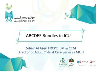 ABCDEF Bundles in ICU: Improving Patient Care and Safety