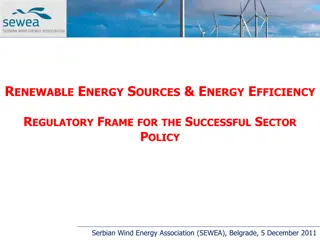 Renewable Energy Sources & Efficiency Regulatory Framework