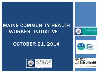 Maine Community Health Worker Initiative Overview
