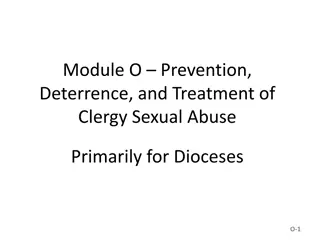 Prevention, Deterrence, and Treatment of Clergy Sexual Abuse Primarily for Dioceses