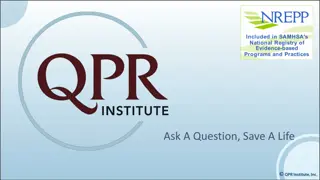 QPR Training and Police Suicide Awareness