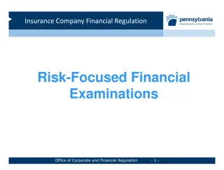Insurance Company Financial Regulation: Risk-Focused Process