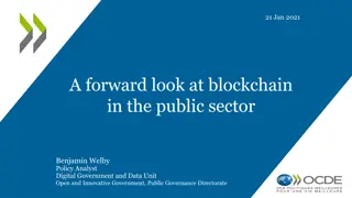 A Forward Look at Blockchain in the Public Sector