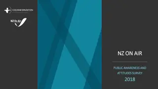 NZ On Air Public Awareness and Attitudes Survey 2018