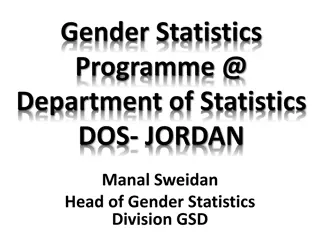 Gender Statistics Programme at Department of Statistics