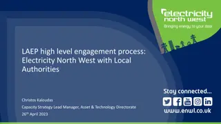 LAEP high level engagement process:  Electricity North West with Local  Authorities