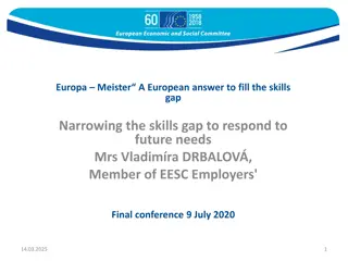 Filling the Skills Gap in Europe: Strategies Beyond 2020