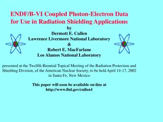 ENDF/B-VI Coupled Photon-Electron Data for Radiation Shielding Applications