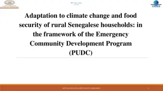 Climate Change Adaptation and Food Security in Rural Senegal