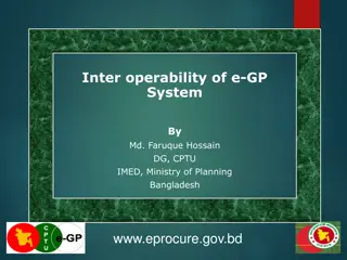 Inter-Operability of e-GP System in Bangladesh