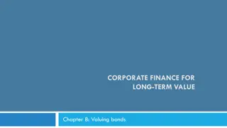 Valuing Bonds in Corporate Finance