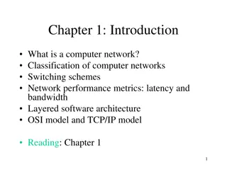 Introduction to Computer Networks: Basics and Classification