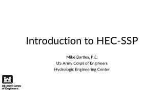 Introduction to HEC-SSP
