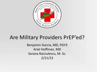 Military PrEP Adoption and Effectiveness