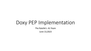 DoxyPEP Implementation and Management Guidelines