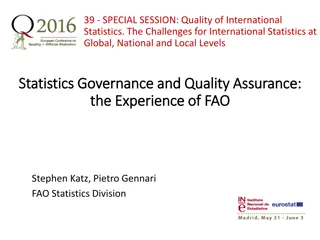 Challenges in International Statistics Governance