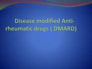 DMARDs and Biologic Disease Modifiers in Rheumatic Disorders