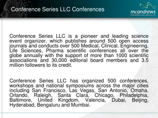 Leading Science Event Organizer with Global Reach