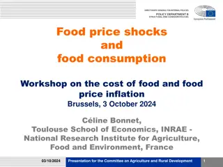 Food Price Shocks and Consumption Patterns