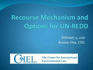 Recourse Mechanisms