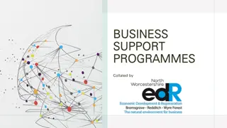 Business Support Programmes for Growth and Innovation