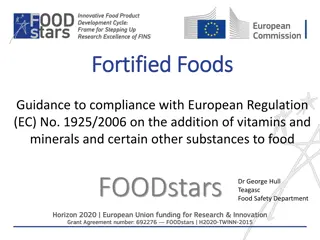 Fortified Foods Compliance Guidance