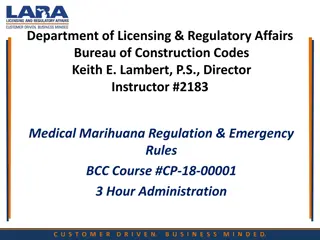 Medical Marihuana Regulations and Agricultural Exemptions