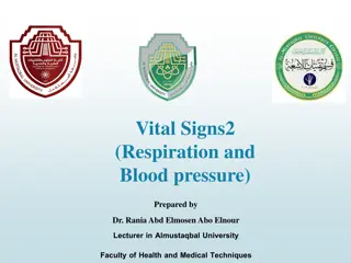 Vital Signs: Respiration and Blood Pressure