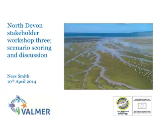 North Devon Stakeholder Workshop Scenario Scoring