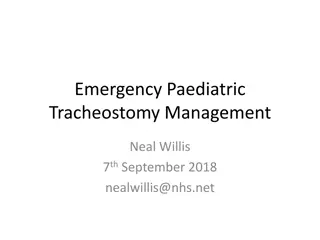 Emergency Paediatric Tracheostomy Management Guidelines