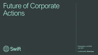 Future of Corporate Actions Presentation to ACSDA July 2024