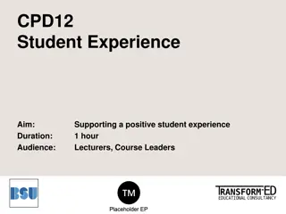 Supporting Mature and International Students