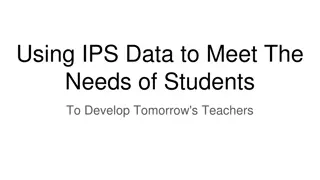 Meeting Students' Needs to Develop Tomorrow's Teachers