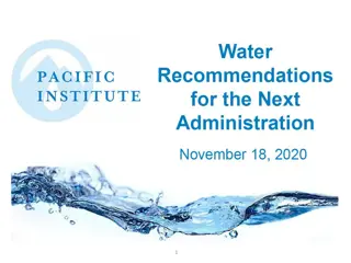 Addressing America's Water Challenges