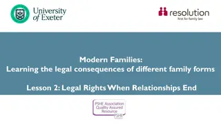 Legal Rights When Relationships End - Modern Families