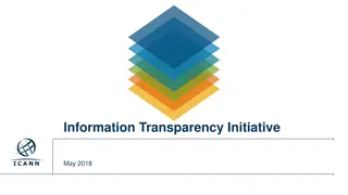 Enhancing Information Transparency Initiative