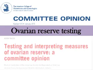 Ovarian Reserve Testing