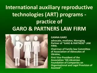 International Auxiliary Reproductive Technologies (ART) Programs - GARO & PARTNERS LAW FIRM