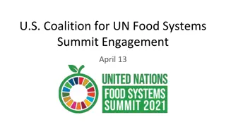 U.S. Coalition for UN Food Systems Summit Engagement