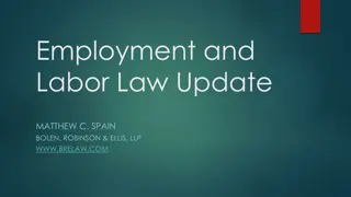 Employment and Labor Law Update Highlights 2023-2024: Illinois Amendments