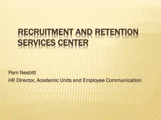 Recruitment and Retention Services Center Collaboration