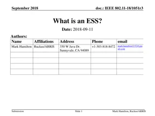 ESS in IEEE 802.11-18