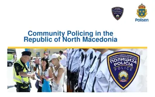 Enhancing Police Capacity in North Macedonia through Community Policing