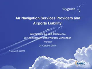 Liability Regimes of Air Navigation Service Providers