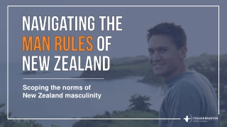 Understanding Masculinity Norms in New Zealand