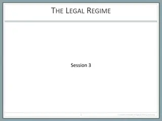 Legal Regime and Sources of Space Law